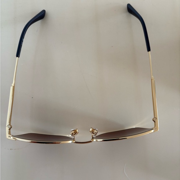 Bottega Veneta Gold Frame Sunglasses with Brown Lenses - Picture 6 of 11